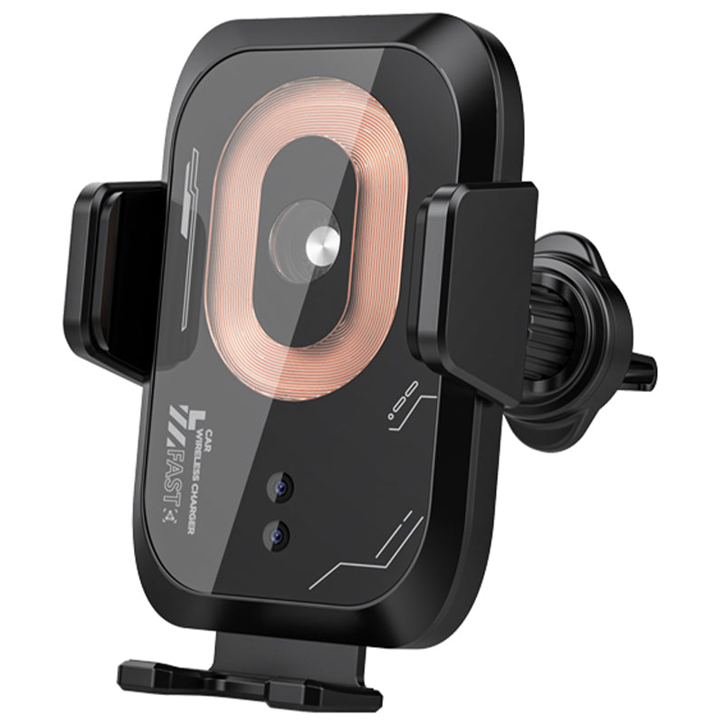X18 15W Car Wireless Charger Automatic Induction Vehicle Air Vent Phone Charging Bracket X18 15W Car Wireless Charger Automatic Induction Vehicle Air Vent Phone Charging Bracket